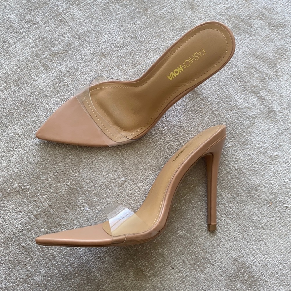 Clear Nude Heels